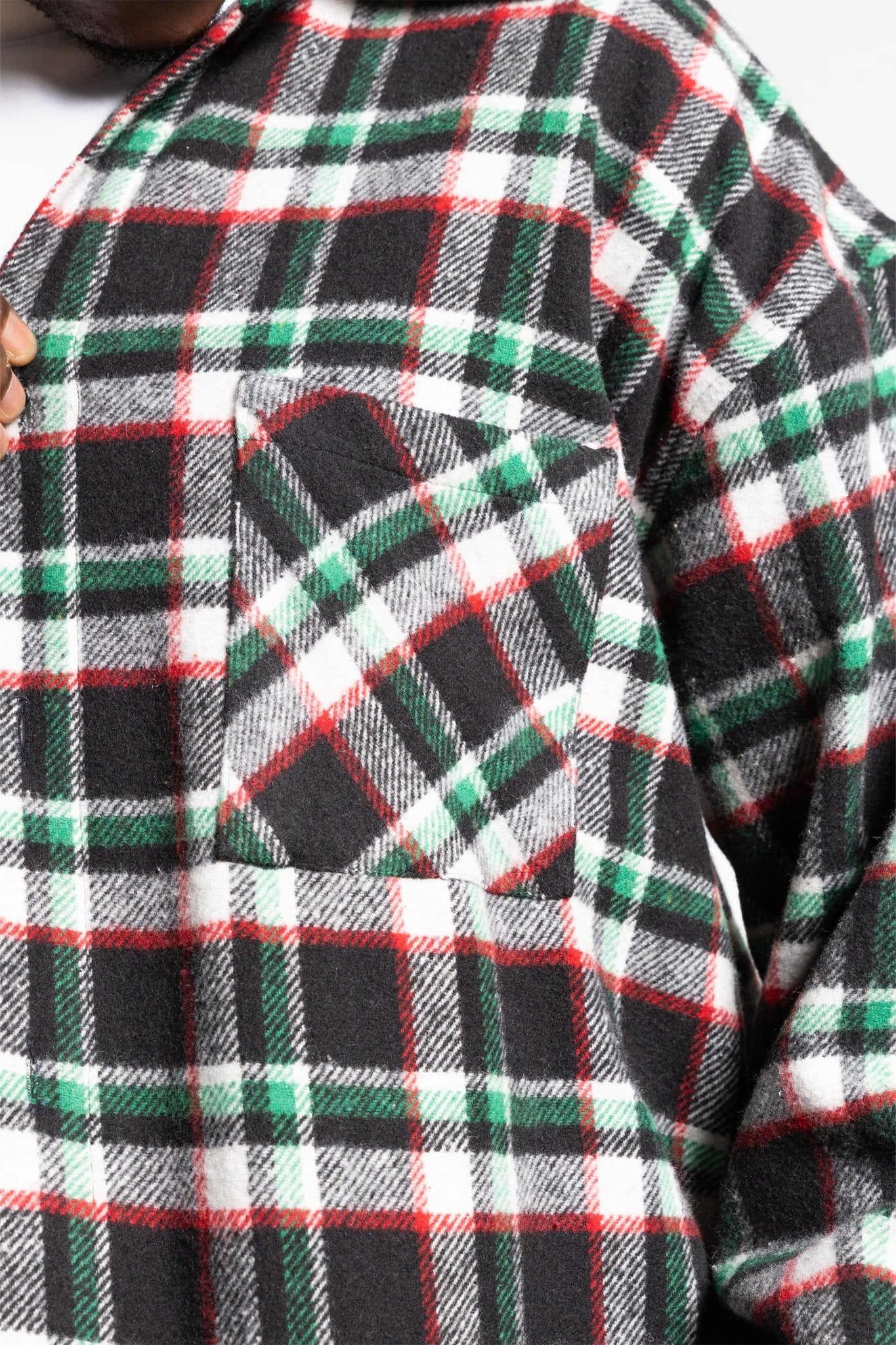 Flanella Shirt "RUDEBOY LDN" Shoulder Logo - BASEDODICI®