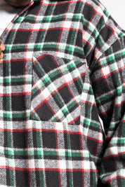 Flanella Shirt "RUDEBOY LDN" Shoulder Logo - BASEDODICI®