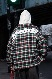 Flanella Shirt "RUDEBOY LDN" Shoulder Logo - BASEDODICI®