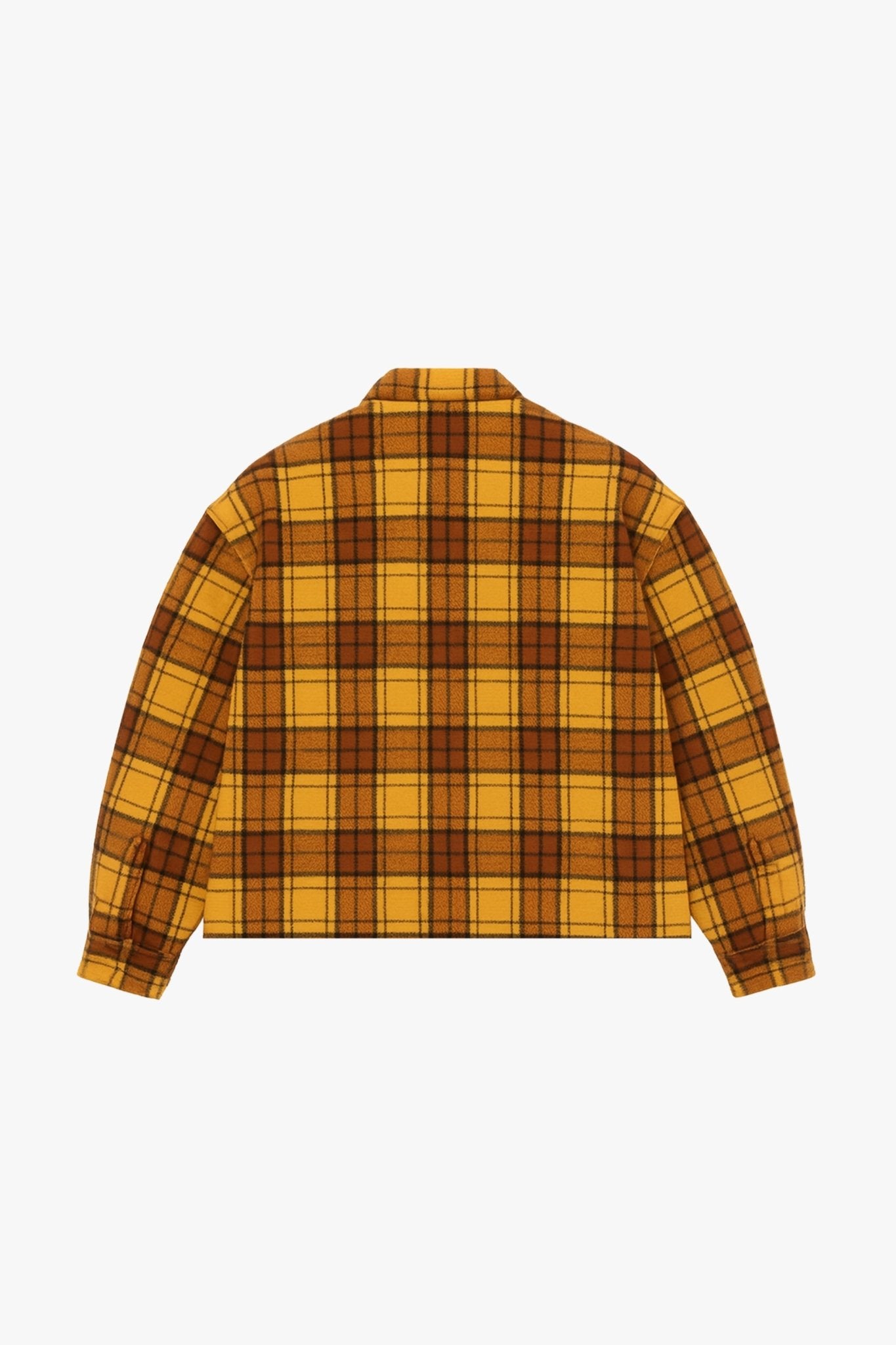Flanella Shirt "WORLD TOUR" Yellow - BASEDODICI®