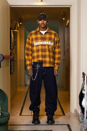 Flanella Shirt "WORLD TOUR" Yellow - BASEDODICI®