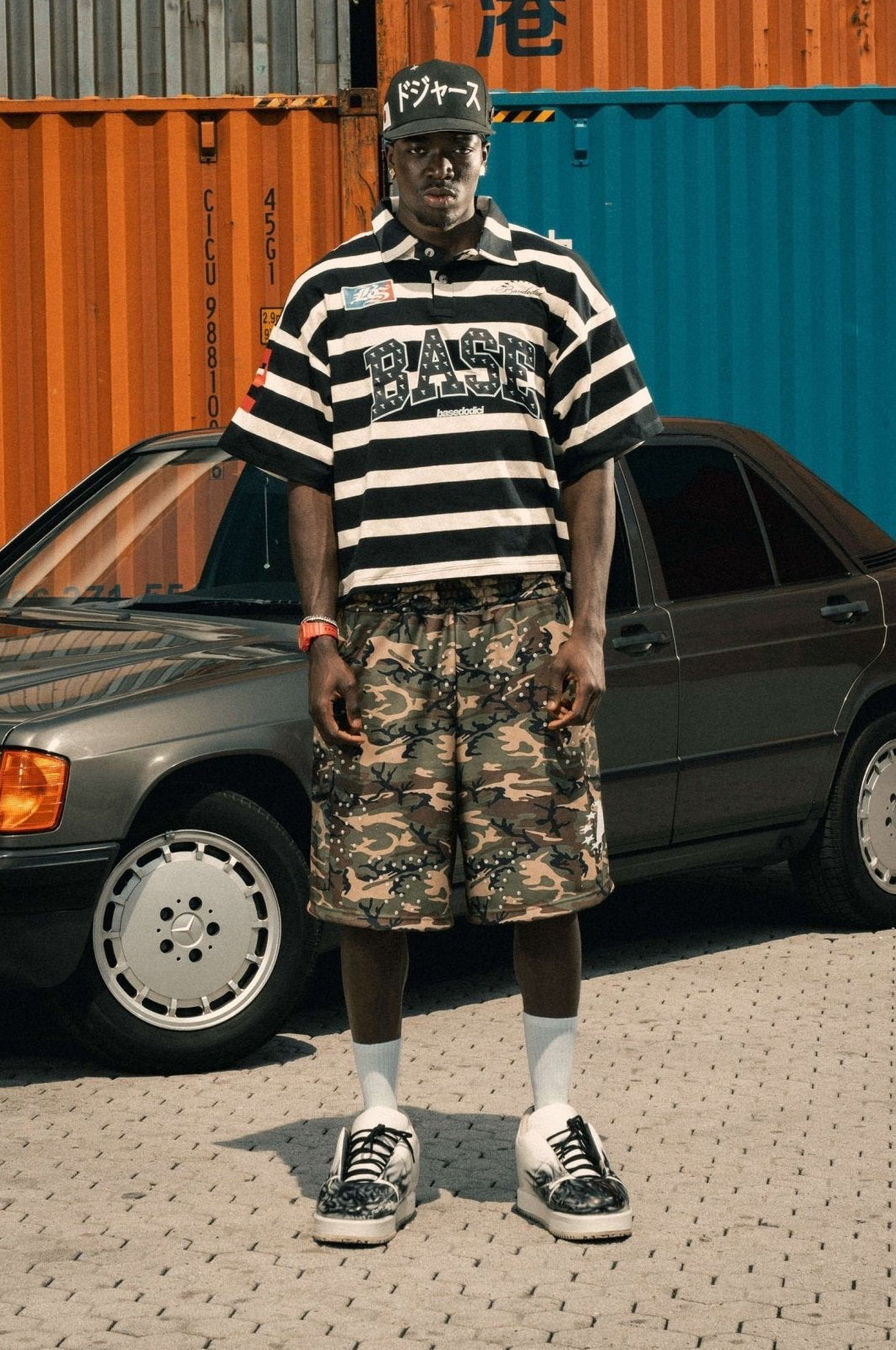 Fleece Jorts "LAST DELIVERY" Cargo Military - BASEDODICI®