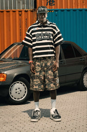 Fleece Jorts "LAST DELIVERY" Cargo Military - BASEDODICI®
