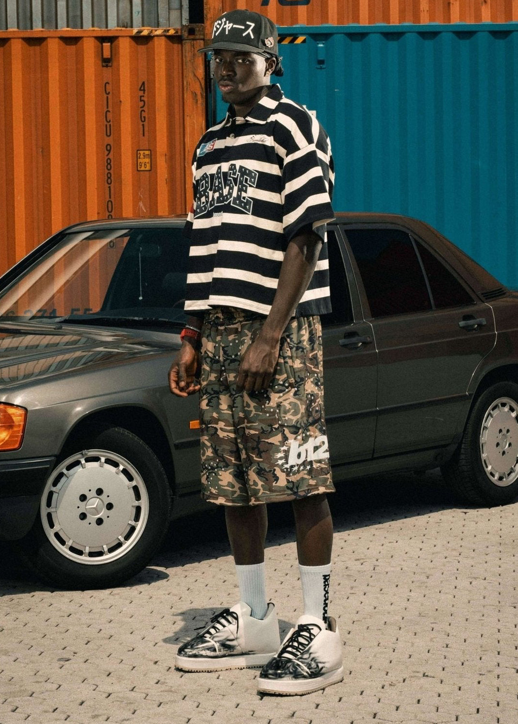 Fleece Jorts "LAST DELIVERY" Cargo Military - BASEDODICI®