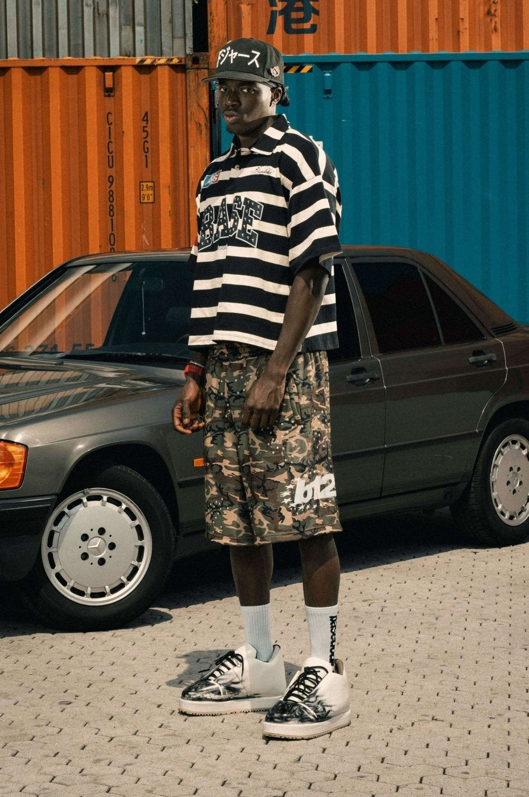 Fleece Jorts "LAST DELIVERY" Cargo Military - BASEDODICI®