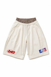 Fleece Jorts "LAST DELIVERY" DoubleLayer Cream - BASEDODICI®