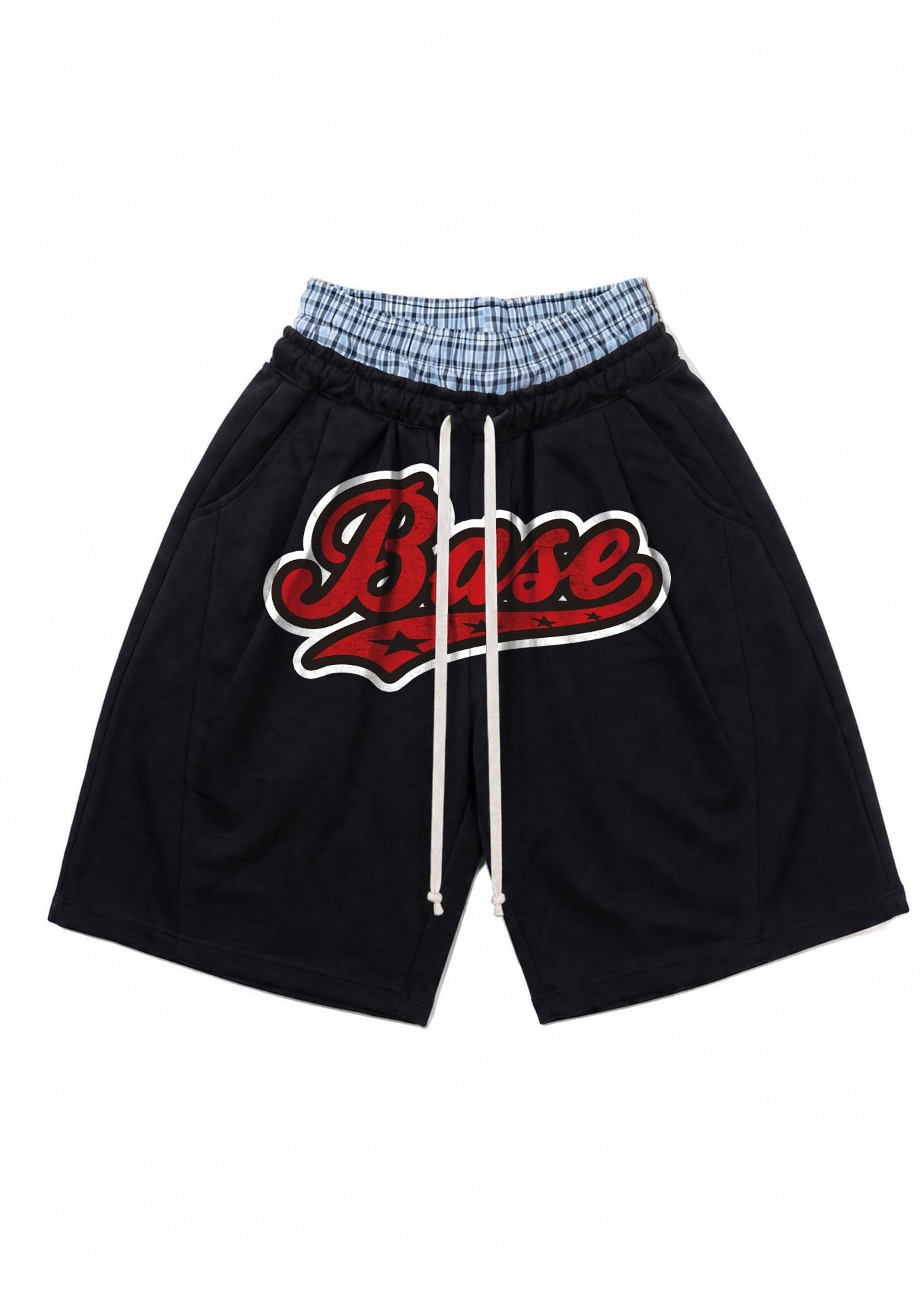Fleece Jorts "LAST DELIVERY" DoubleLayer League Black - BASEDODICI®