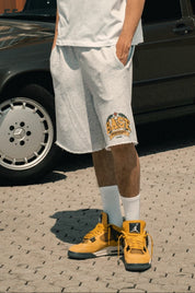Fleece Jorts "LAST DELIVERY" University AshGrey - BASEDODICI®
