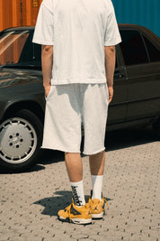 Fleece Jorts "LAST DELIVERY" University AshGrey - BASEDODICI®