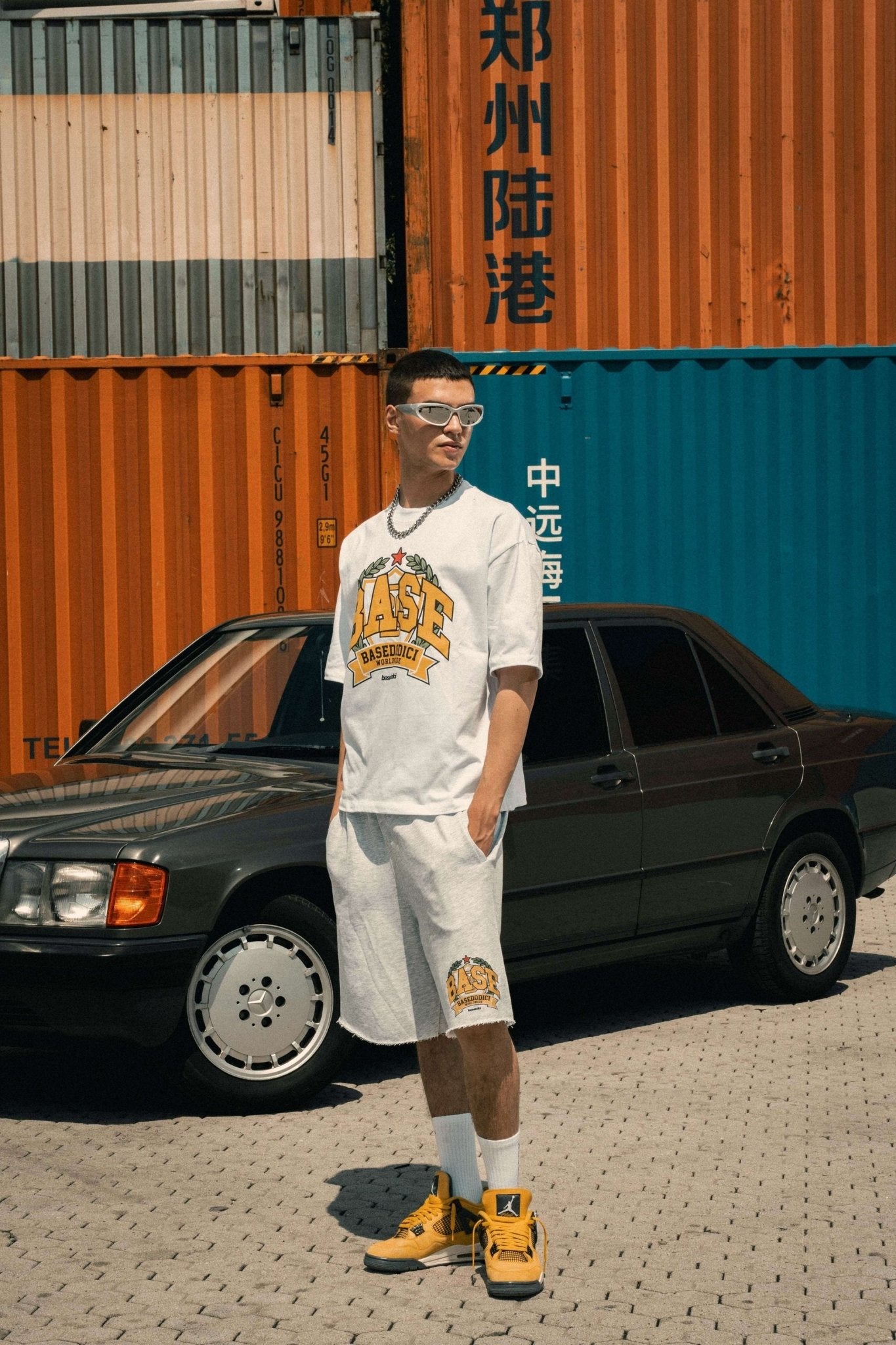 Fleece Jorts "LAST DELIVERY" University AshGrey - BASEDODICI®