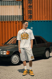 Fleece Jorts "LAST DELIVERY" University AshGrey - BASEDODICI®
