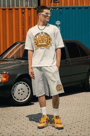 Fleece Jorts "LAST DELIVERY" University AshGrey - BASEDODICI®