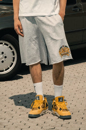 Fleece Jorts "LAST DELIVERY" University AshGrey - BASEDODICI®