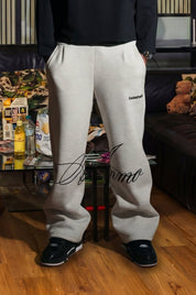 Fleece Pants "AMMO" CHI'T'SAP AshGrey/ScriptBlack - BASEDODICI®