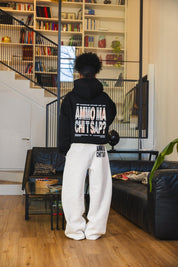 Fleece Pants "AMMO" CHI'T'SAP AshGrey/ScriptBlack - BASEDODICI®