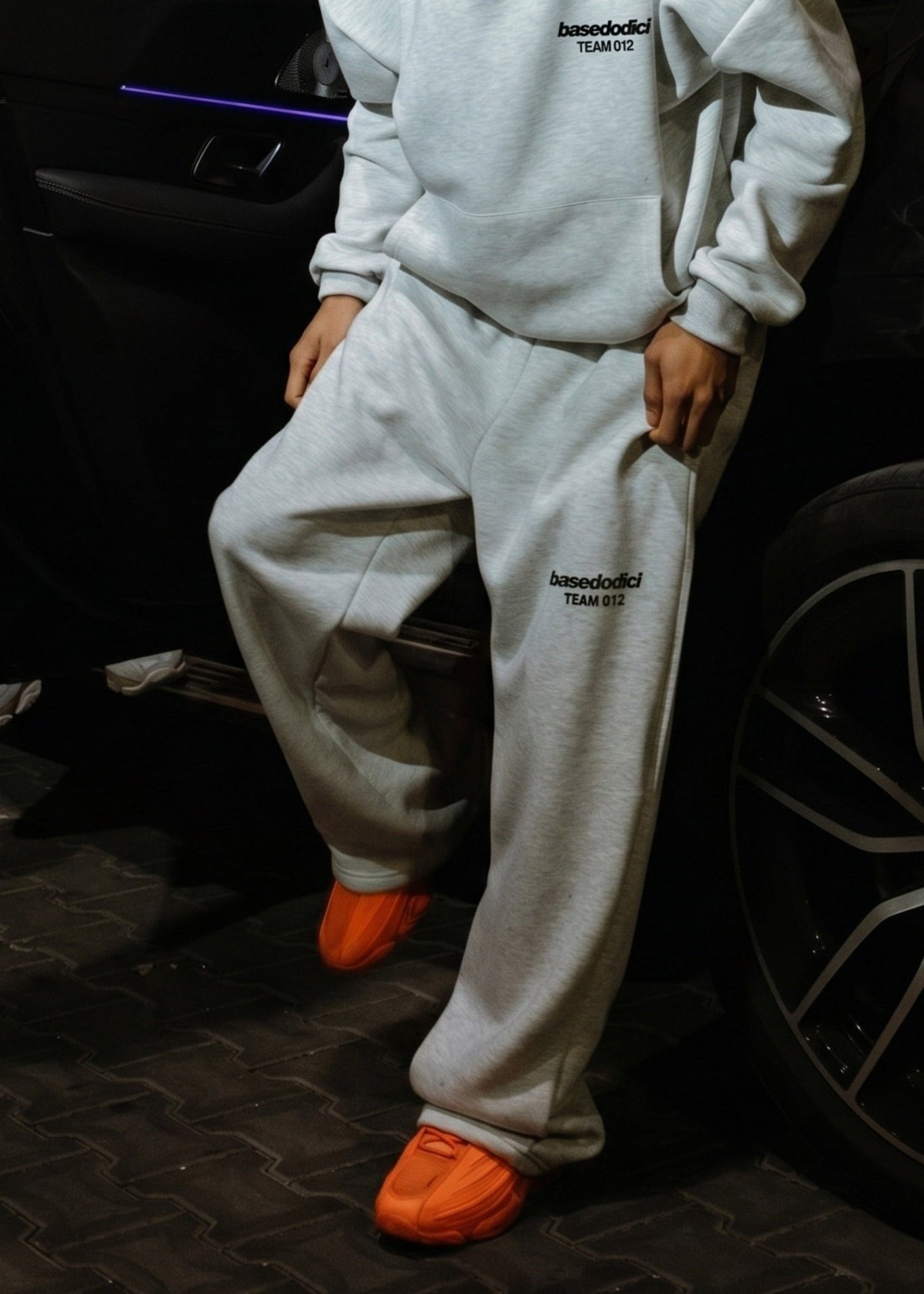 Fleece Pants "COMFY" Team012 AshGrey - BASEDODICI®