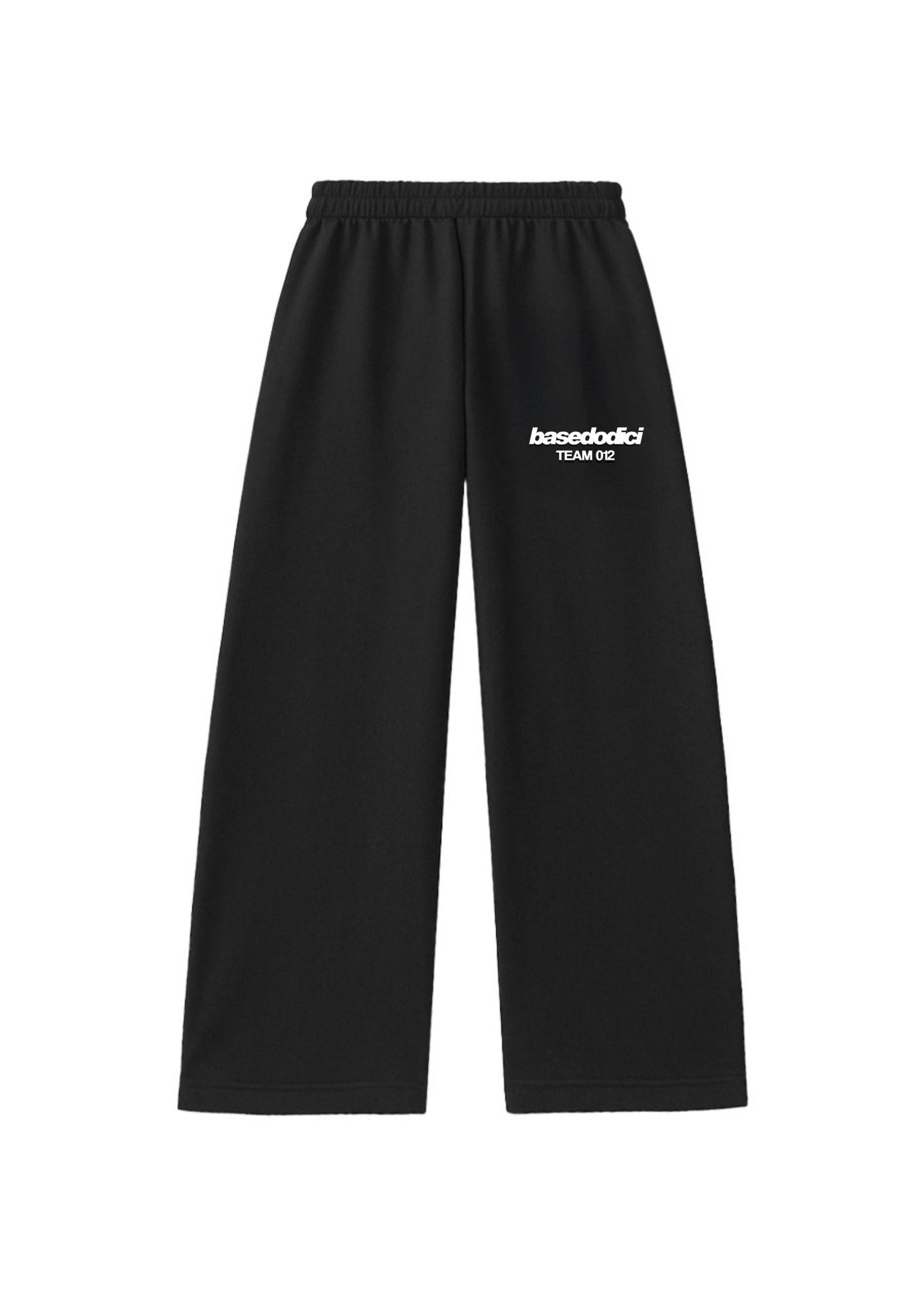 Fleece Pants "COMFY" Team012 Black - BASEDODICI®