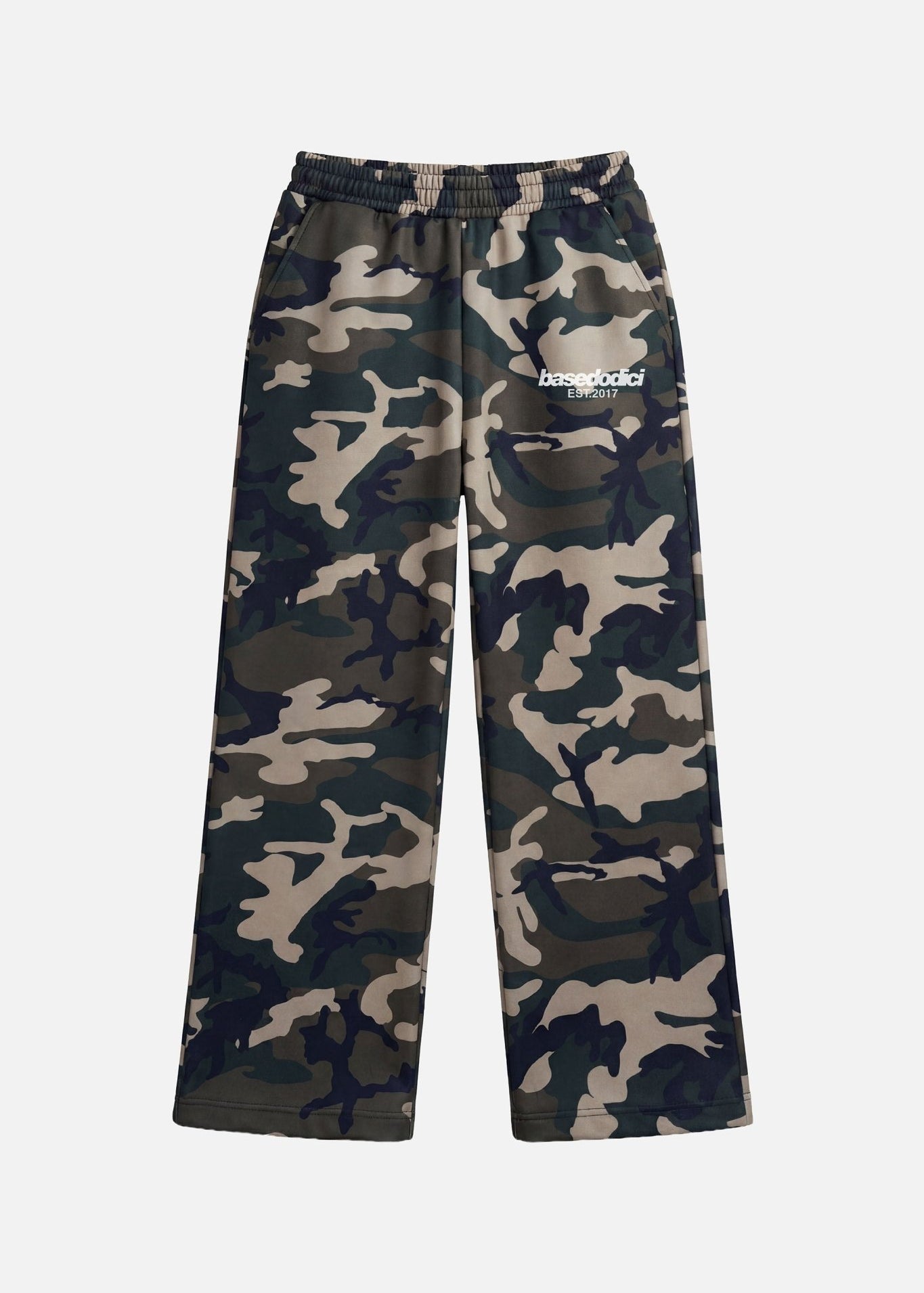 Fleece Pants "DETROIT" Camo Green - BASEDODICI®