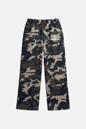 Fleece Pants "DETROIT" Camo Green - BASEDODICI®