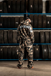 Fleece Pants "DETROIT" Camo Green - BASEDODICI®