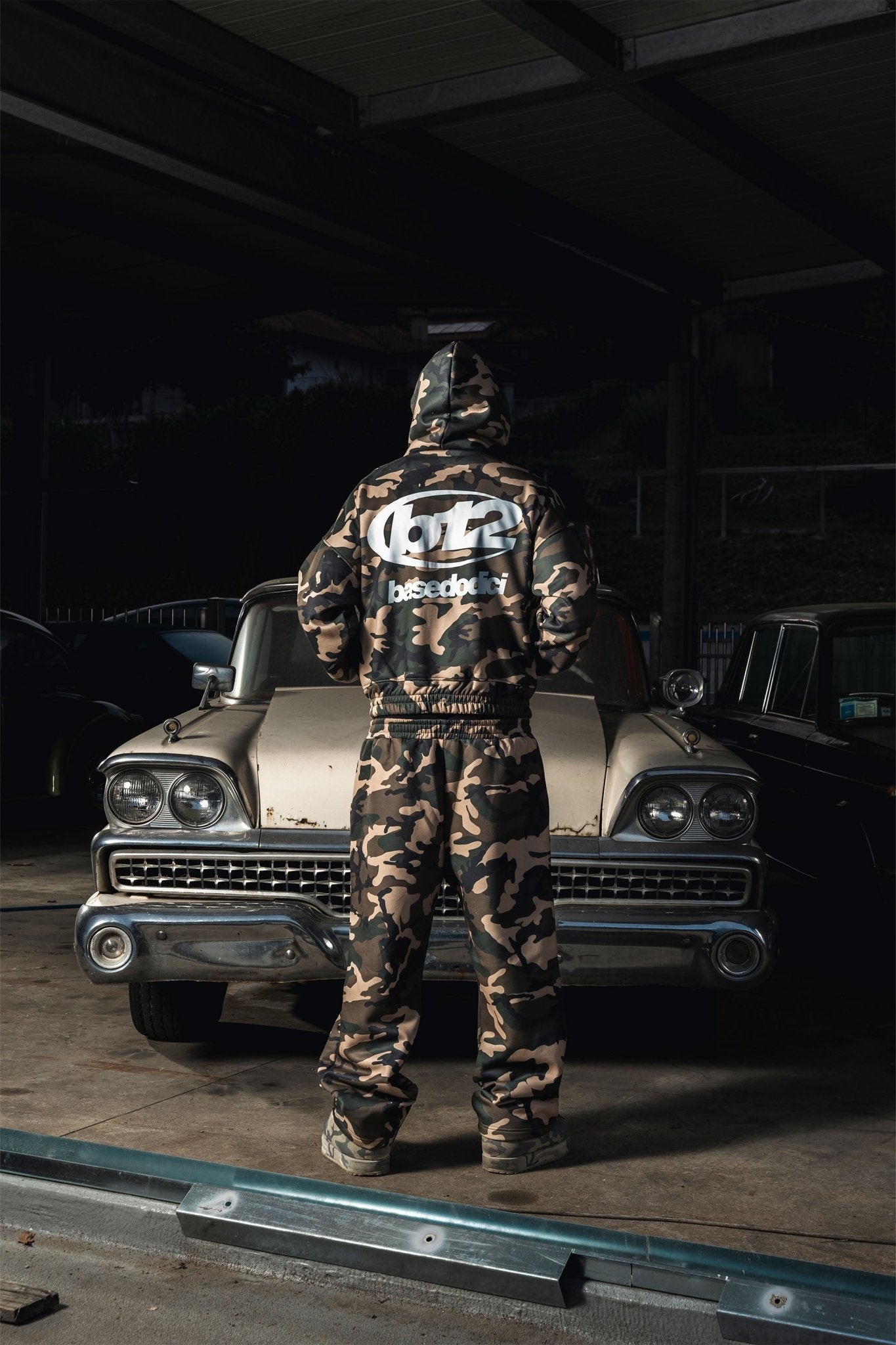Fleece Pants "DETROIT" Camo Green - BASEDODICI®