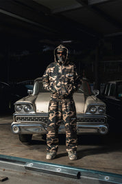 Fleece Pants "DETROIT" Camo Green - BASEDODICI®