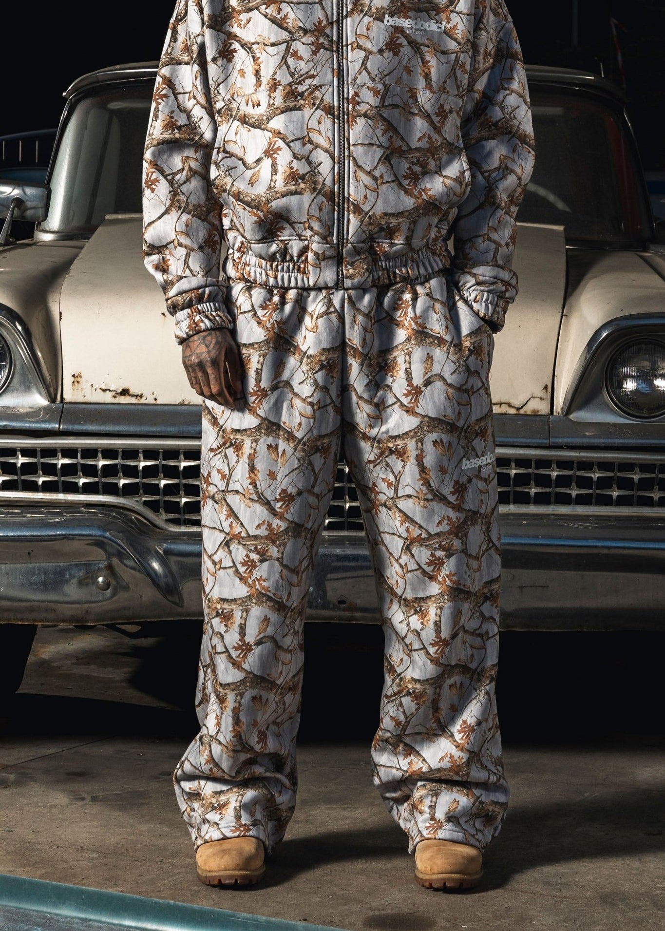 Fleece Pants "DETROIT" Forest Grey - BASEDODICI®