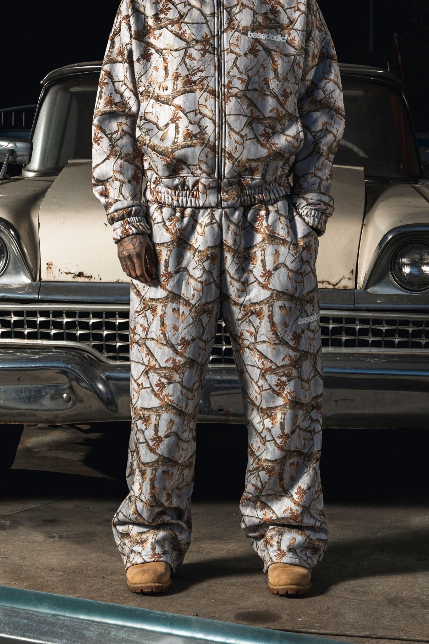 Fleece Pants "DETROIT" Forest Grey - BASEDODICI®