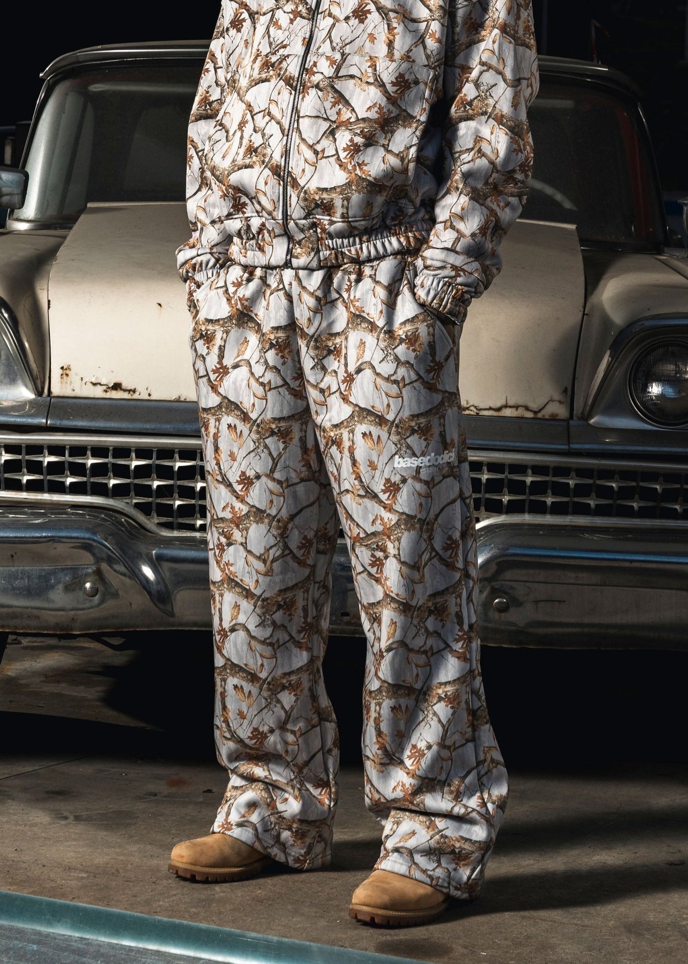 Fleece Pants "DETROIT" Forest Grey - BASEDODICI®