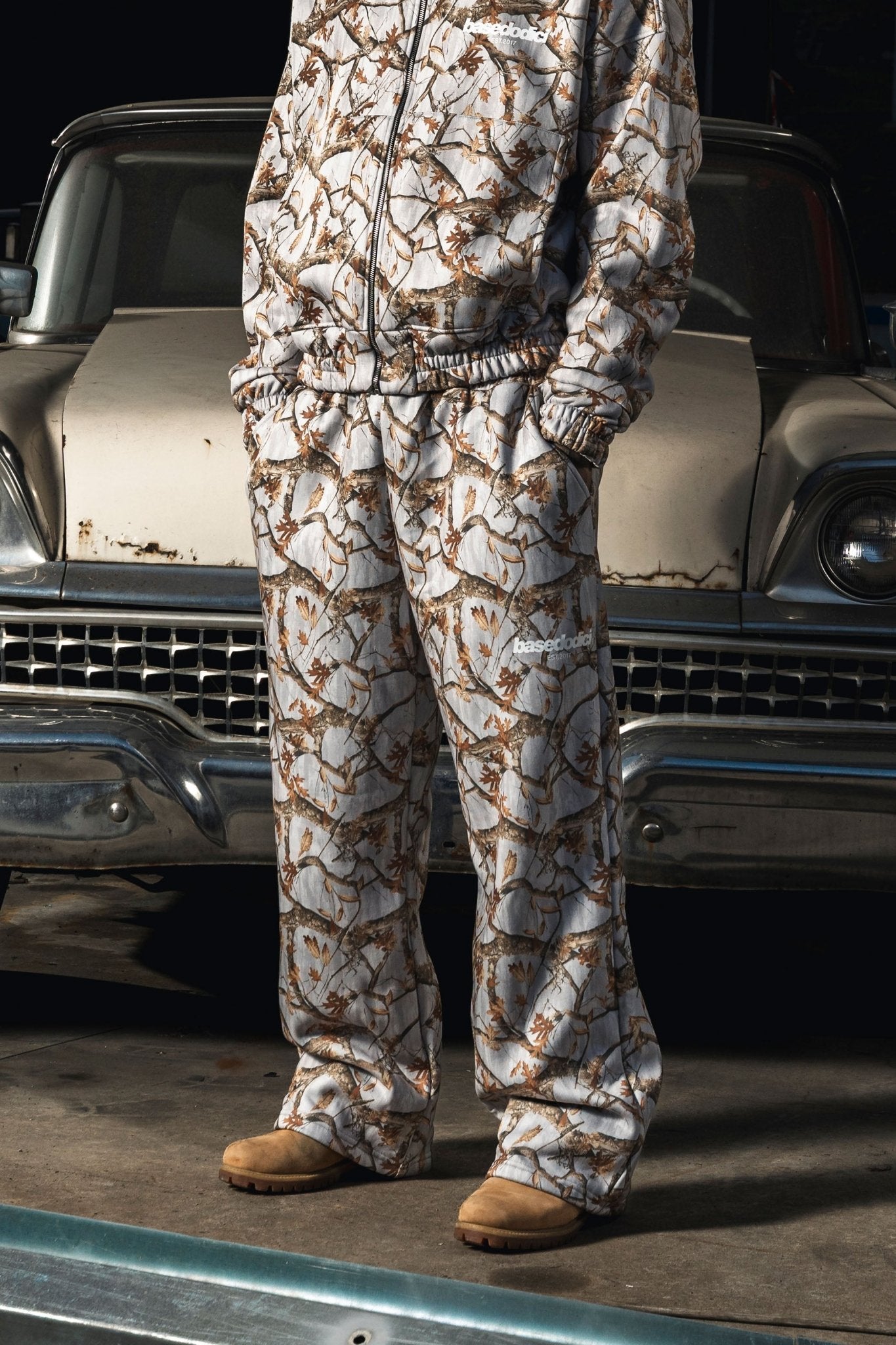 Fleece Pants "DETROIT" Forest Grey - BASEDODICI®