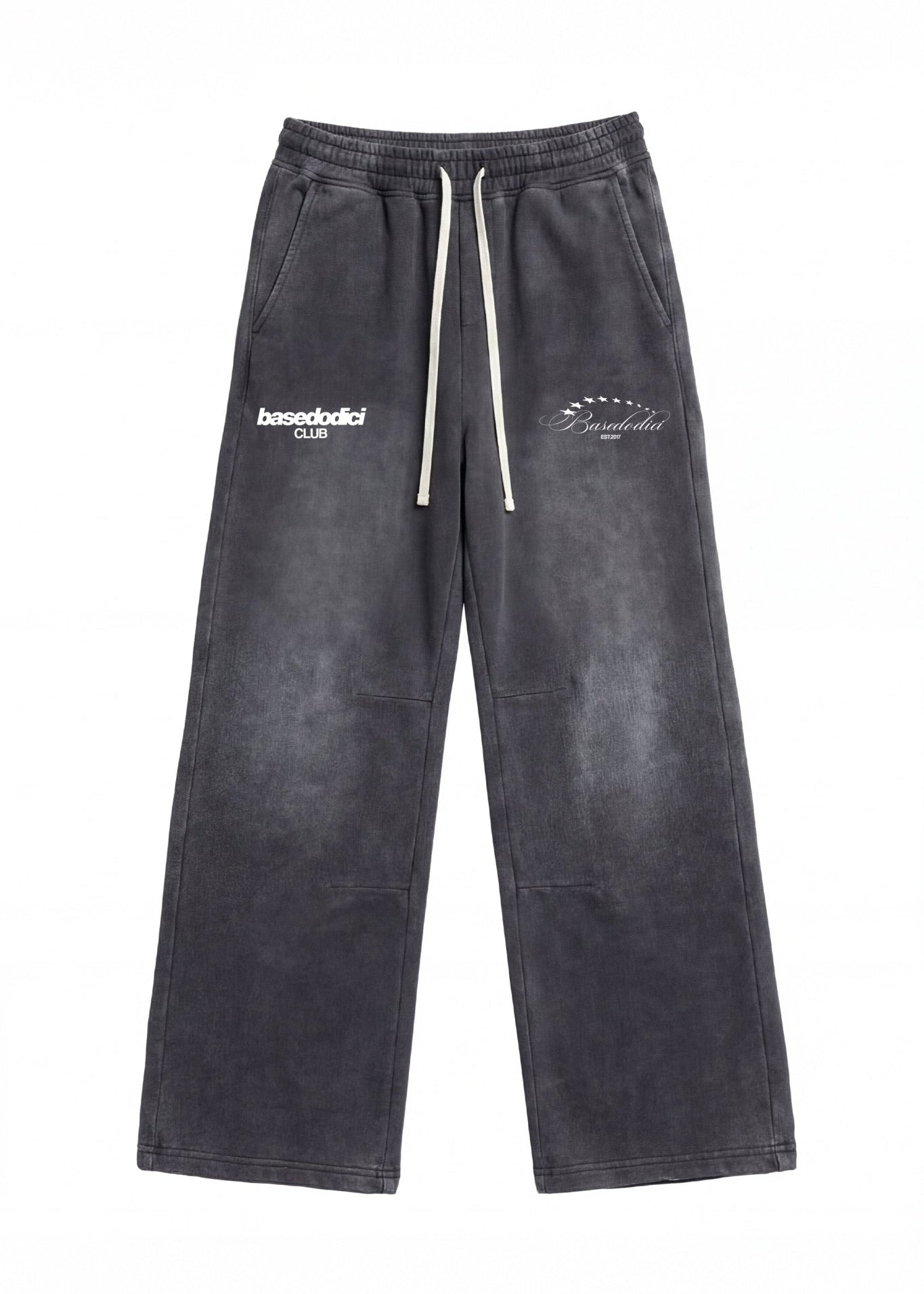 Fleece Pants "FOR DREAMERS" Dark Grey - BASEDODICI®