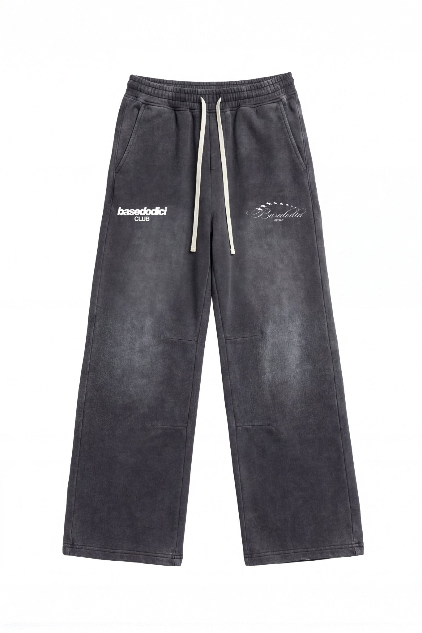 Fleece Pants "FOR DREAMERS" Dark Grey - BASEDODICI®