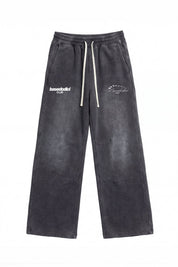 Fleece Pants "FOR DREAMERS" Dark Grey - BASEDODICI®