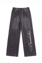 Fleece Pants "FOR DREAMERS" Dark Grey - BASEDODICI®
