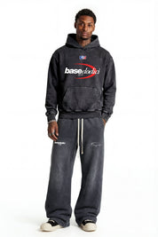 Fleece Pants "FOR DREAMERS" Dark Grey - BASEDODICI®