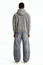 Fleece Pants "FOR DREAMERS" Light Grey - BASEDODICI®
