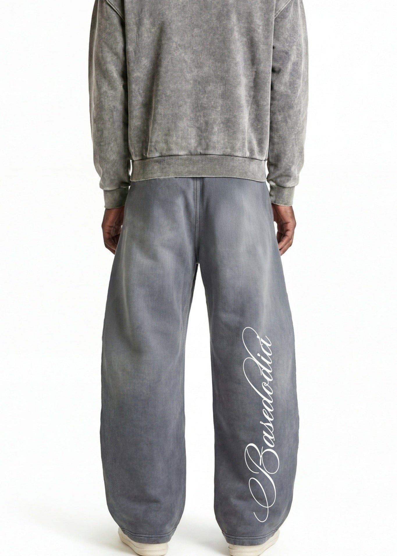 Fleece Pants "FOR DREAMERS" Light Grey - BASEDODICI®