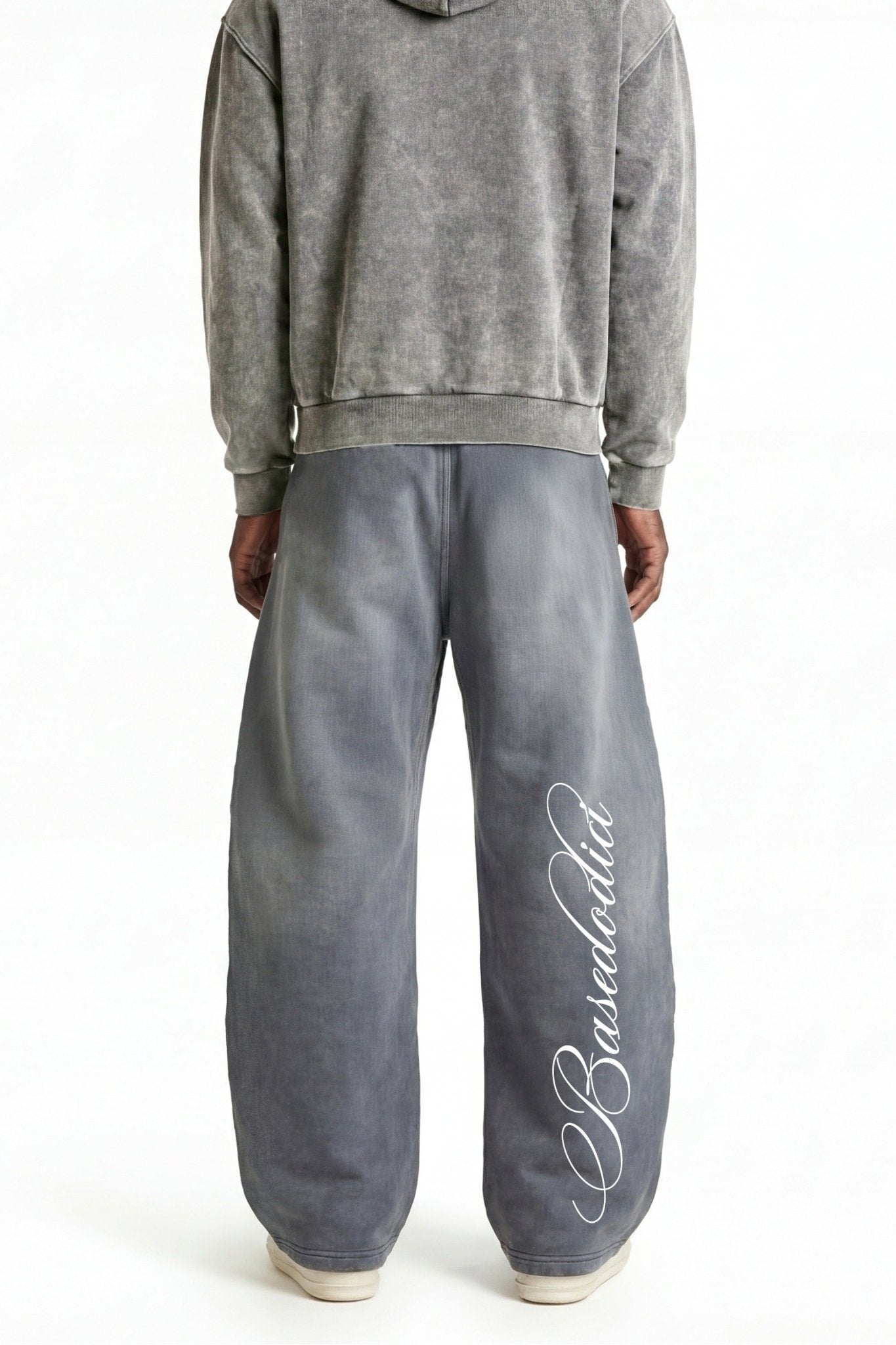 Fleece Pants "FOR DREAMERS" Light Grey - BASEDODICI®