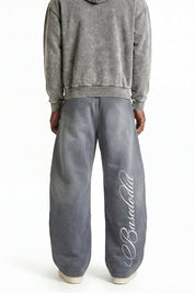 Fleece Pants "FOR DREAMERS" Light Grey - BASEDODICI®
