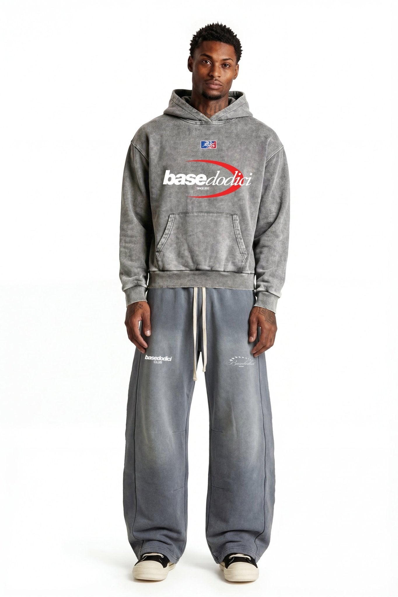Fleece Pants "FOR DREAMERS" Light Grey - BASEDODICI®