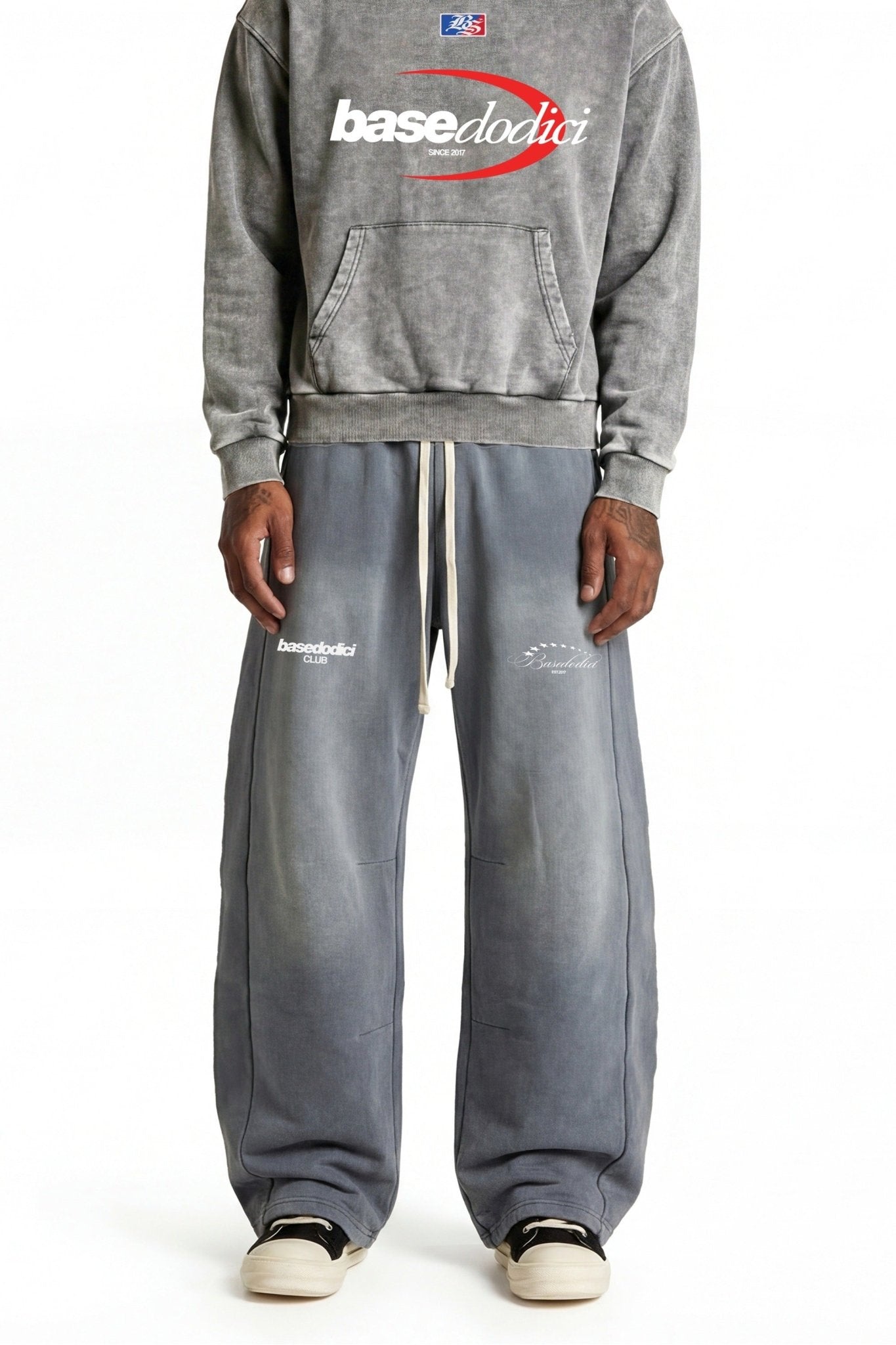 Fleece Pants "FOR DREAMERS" Light Grey - BASEDODICI®