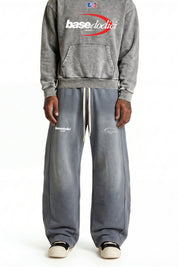 Fleece Pants "FOR DREAMERS" Light Grey - BASEDODICI®