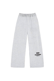 Fleece Pants "TEAM012" Logo AshGrey/Black - BASEDODICI®