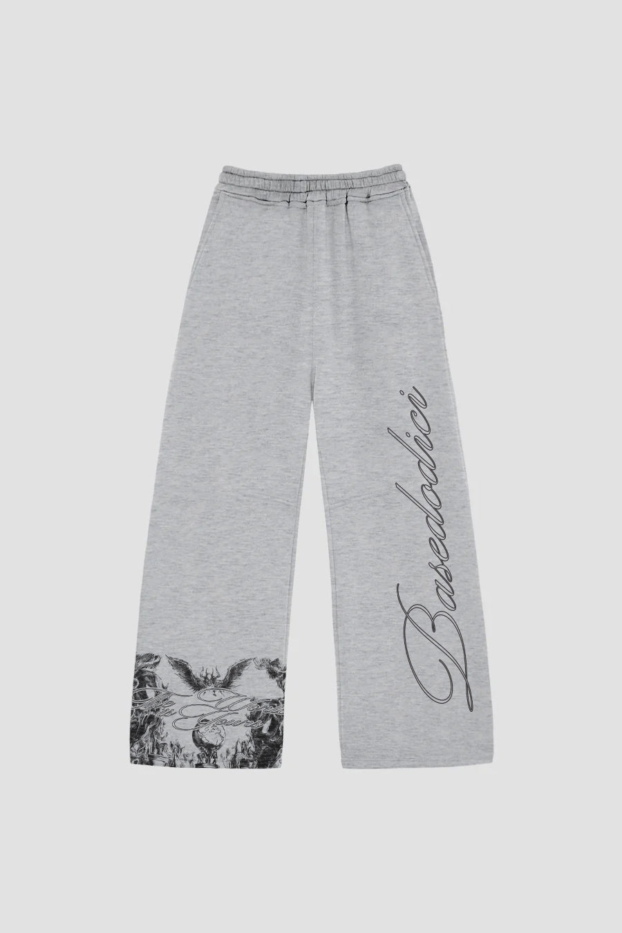 Fleece Pants "WORLD TOUR" Scarface AshGrey - BASEDODICI®