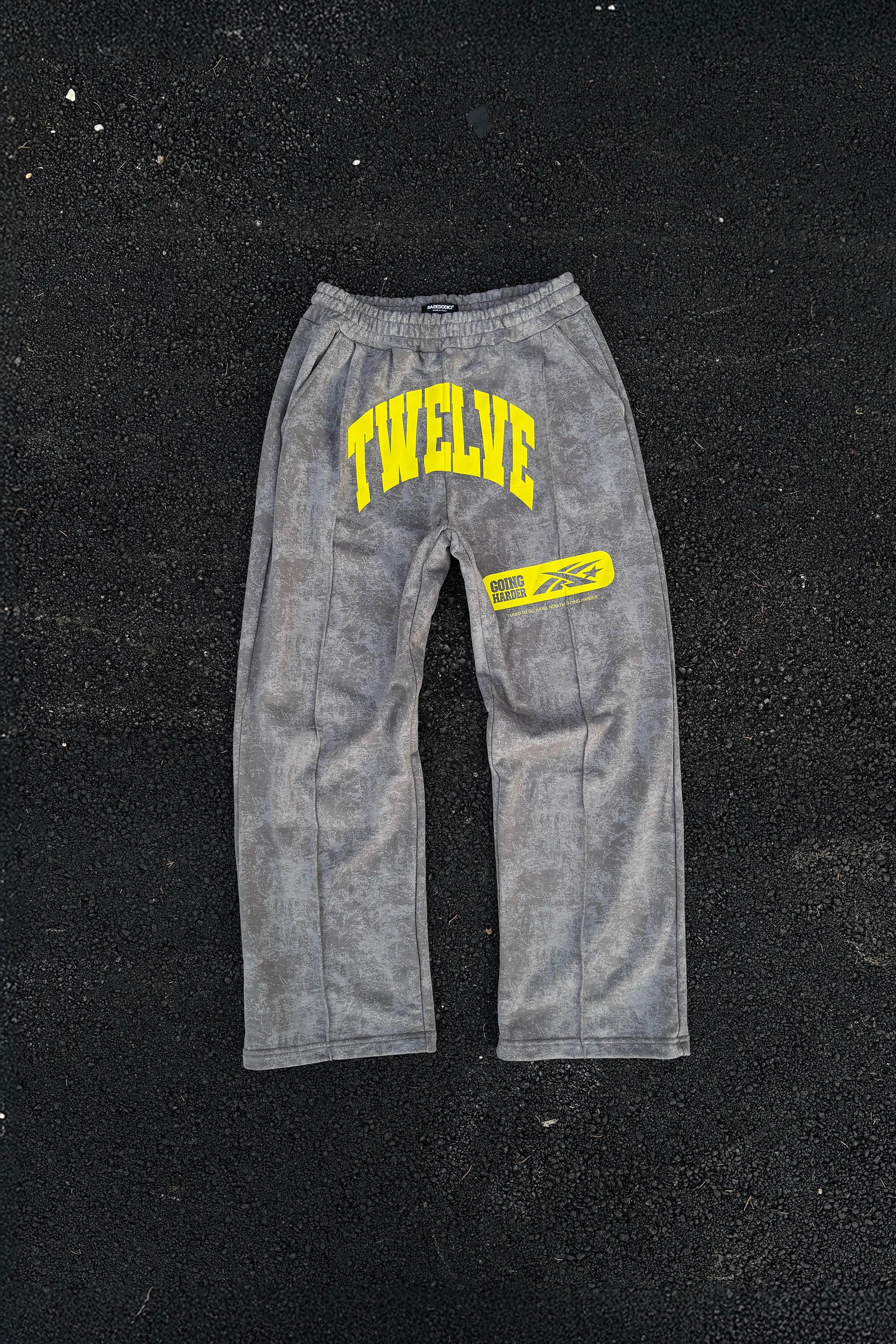 Fleece Pants “THECRUISE” Twelve Marbled Grey