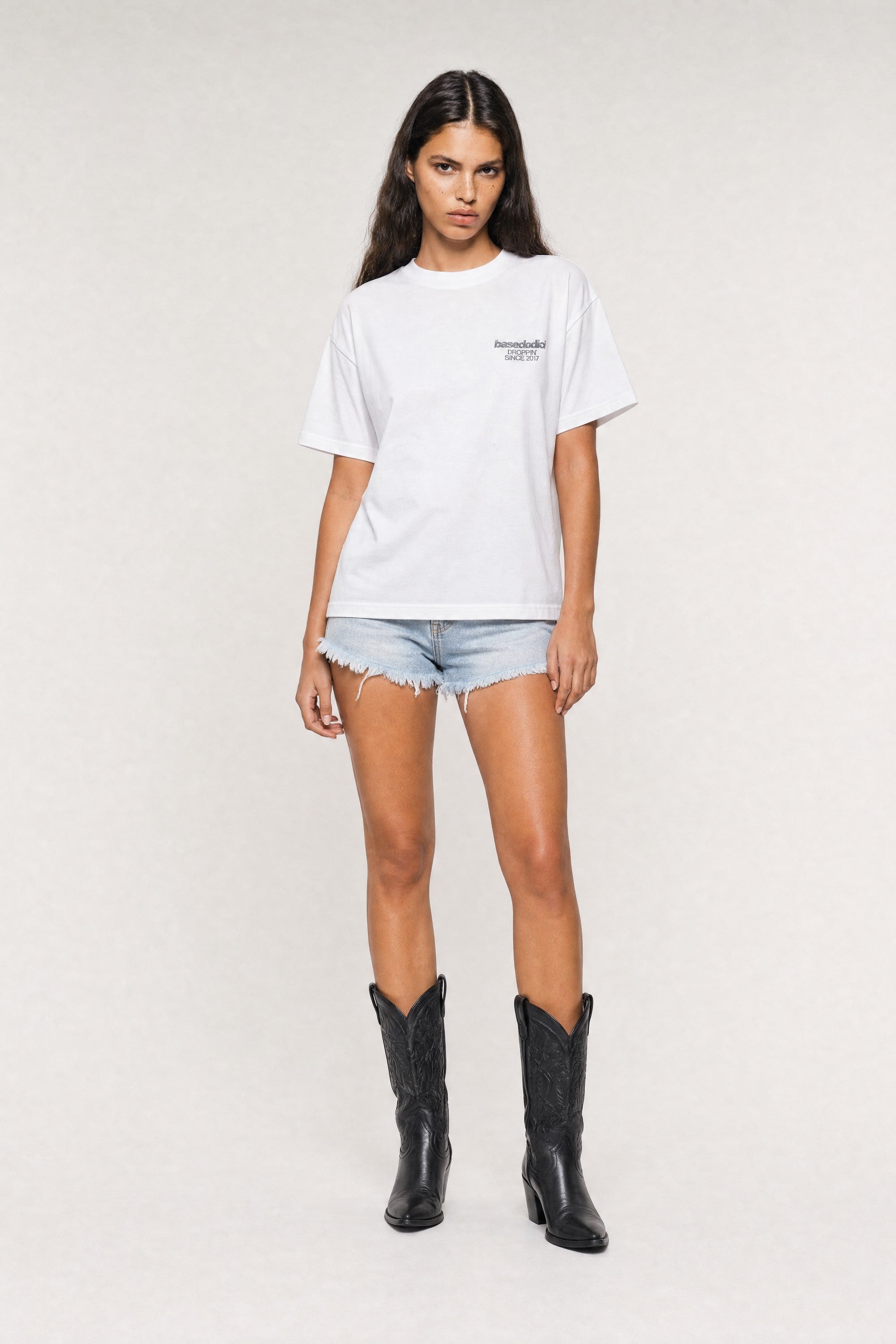 T-Shirt "COPY&PASTE" FaccioLaBrava White/Glitter