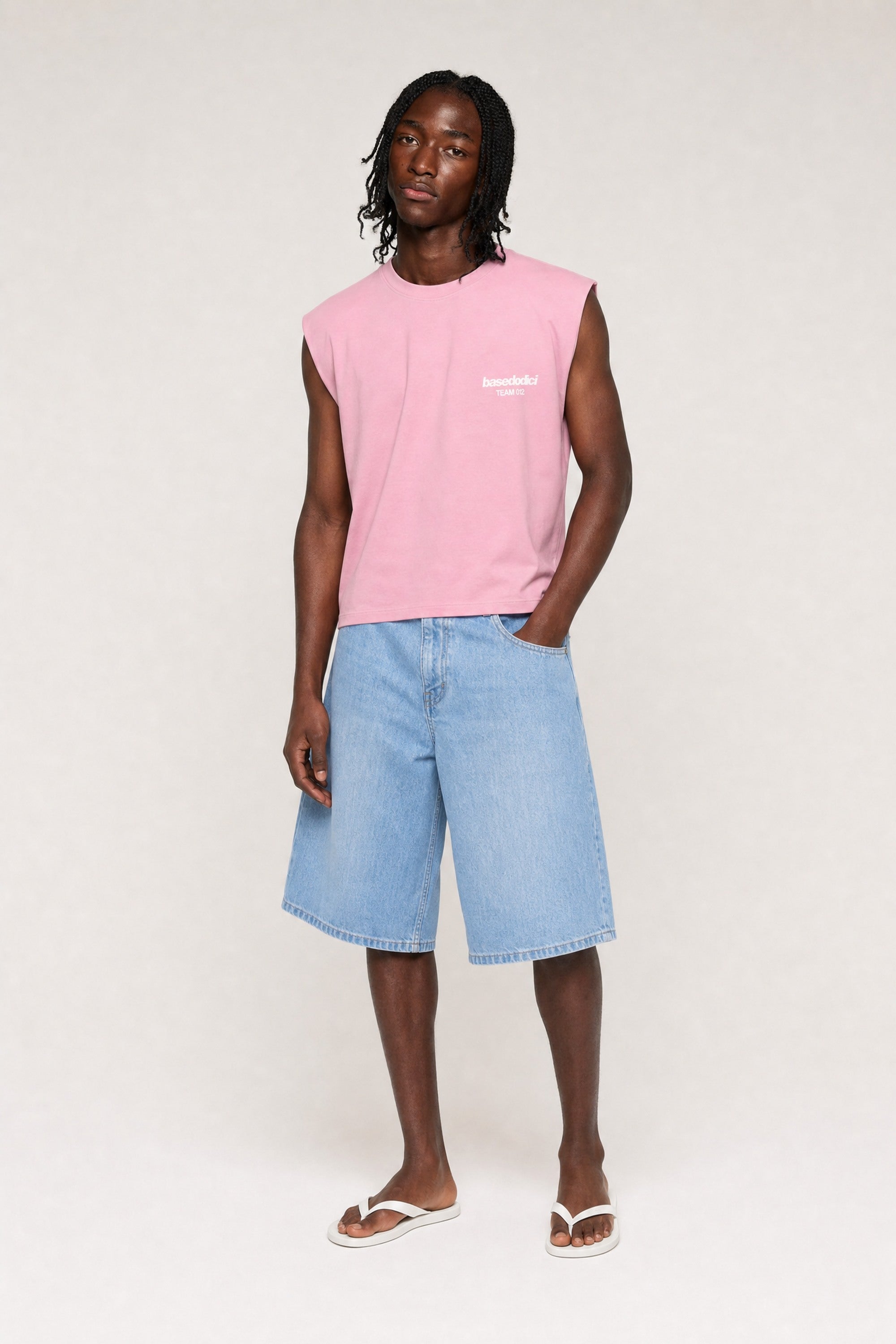 Tank "TEAM012" BackLogo Pink