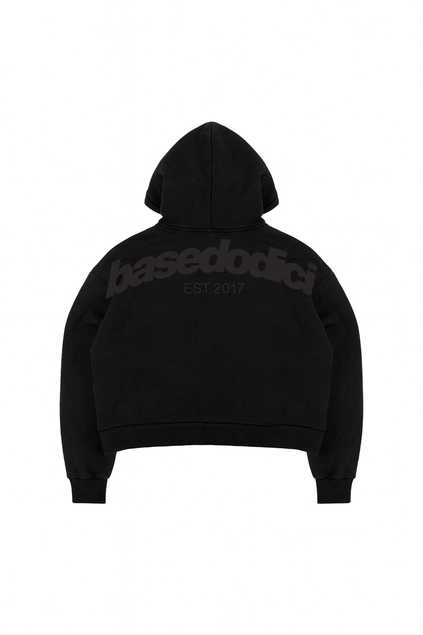 Full Zip "COMFY" Back Logo Black/Tone - BASEDODICI®