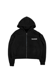 Full Zip "COMFY" Back Logo Black/White - BASEDODICI®