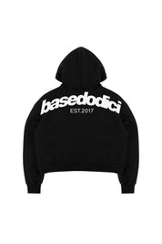 Full Zip "COMFY" Back Logo Black/White - BASEDODICI®